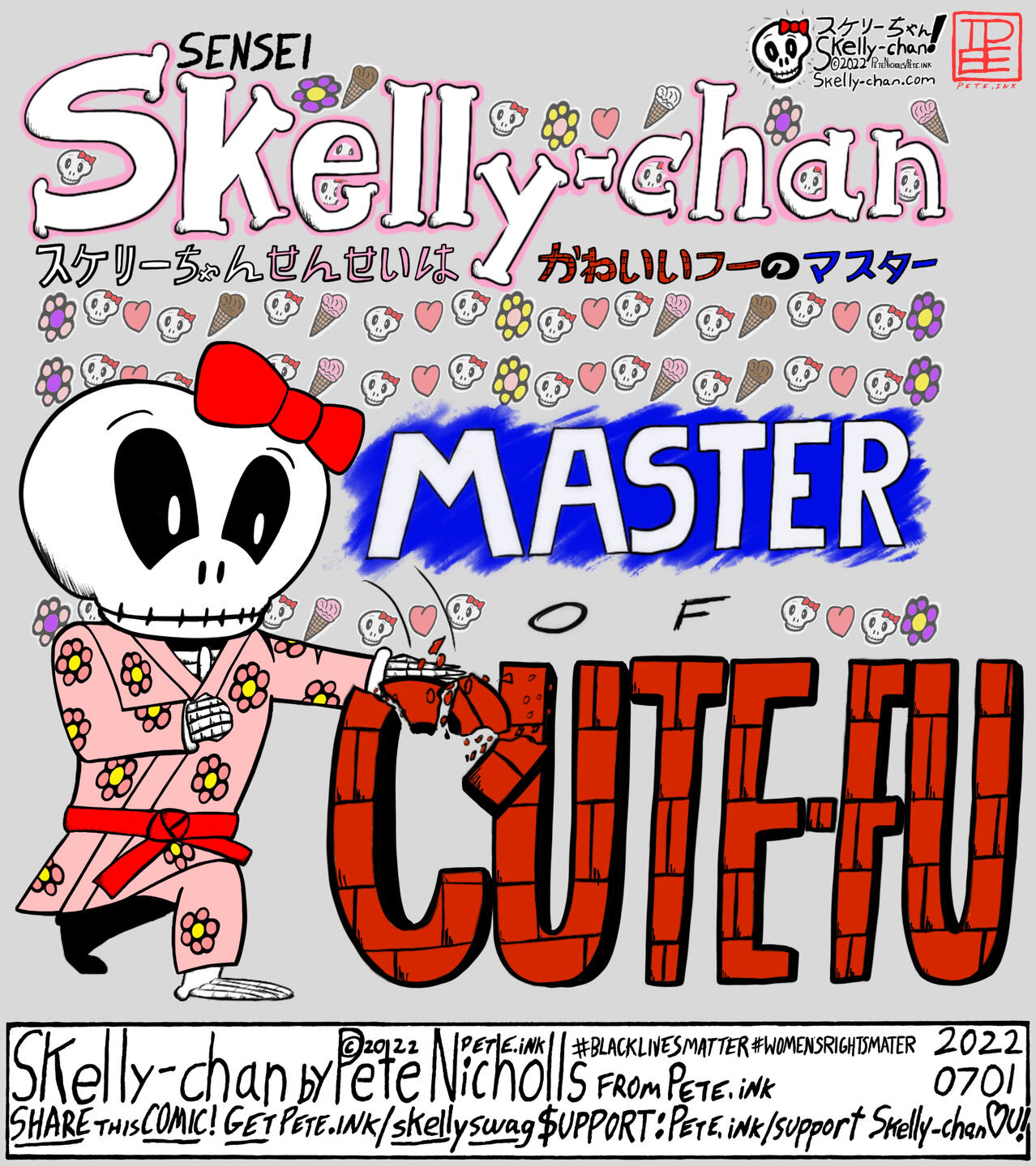 Click here to buy cool Skelly-chan merch!