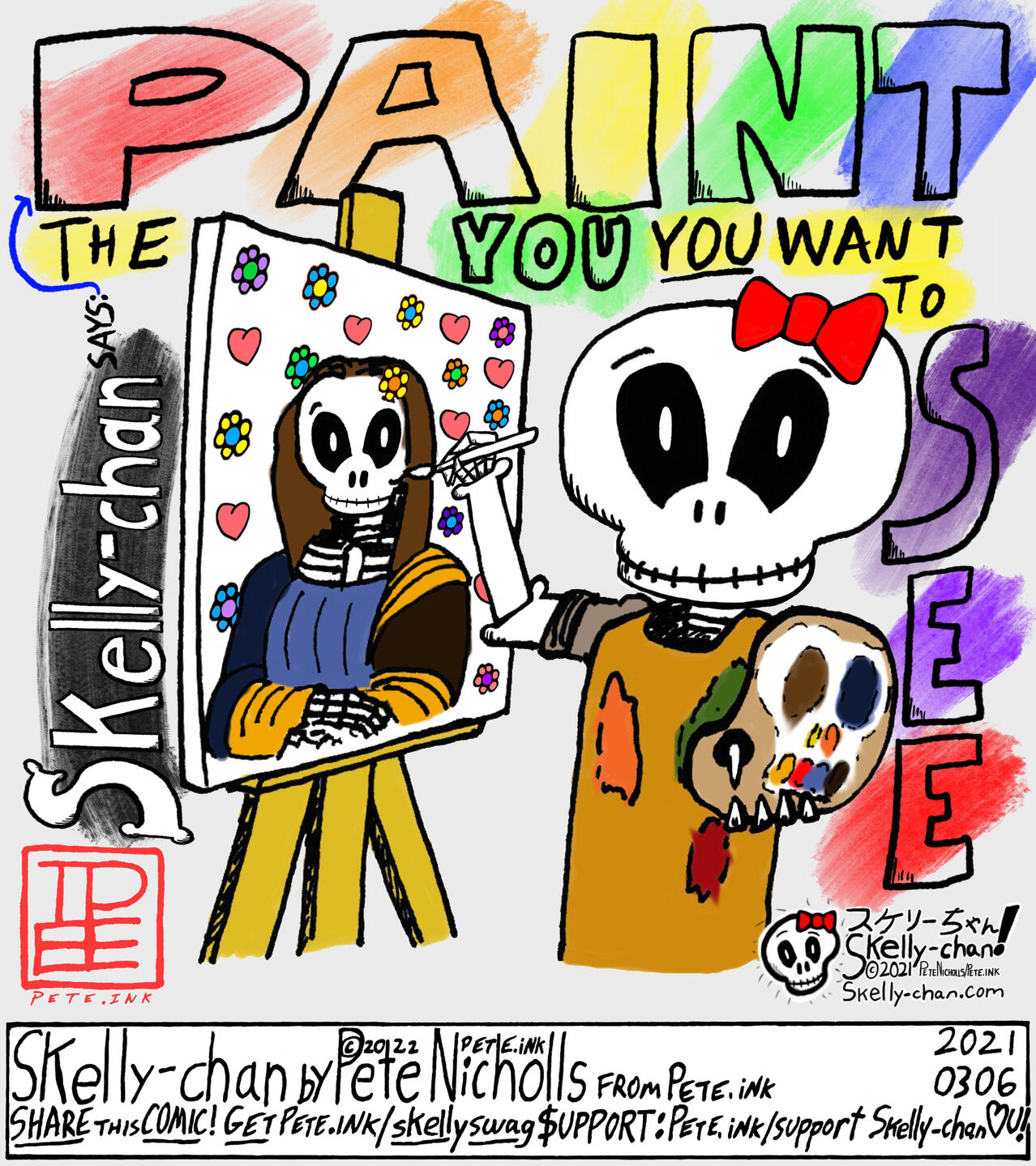 Click here to buy cool Skelly-chan merch!